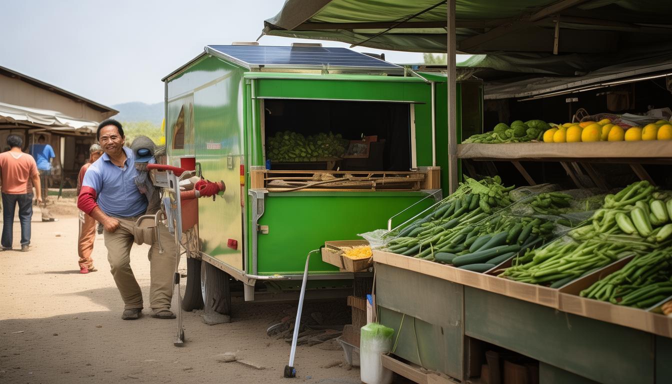 98 年男生跨省摆摊卖菜！35℃高温 1 小时售罄，你能做到吗？