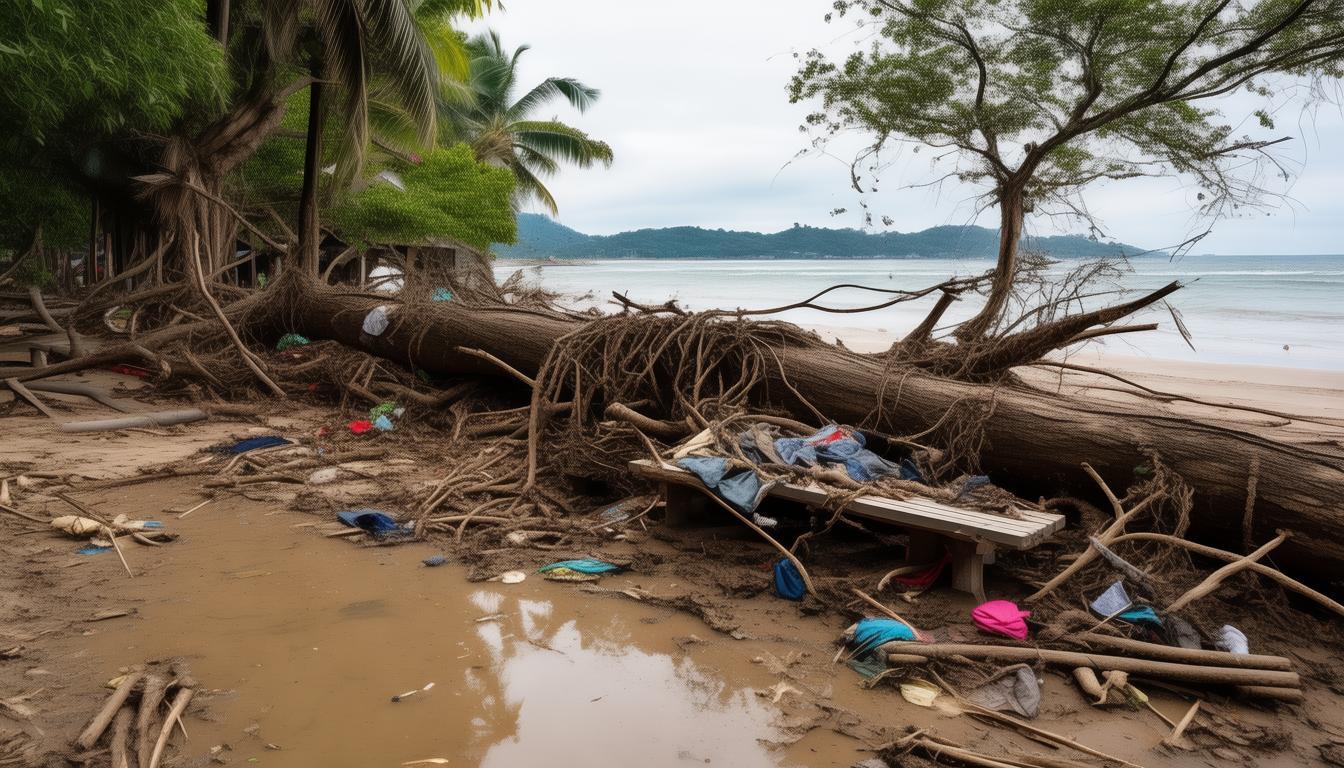 台风韦帕余波再袭泰国！强风暴雨持续，两名中国游客不幸身亡？