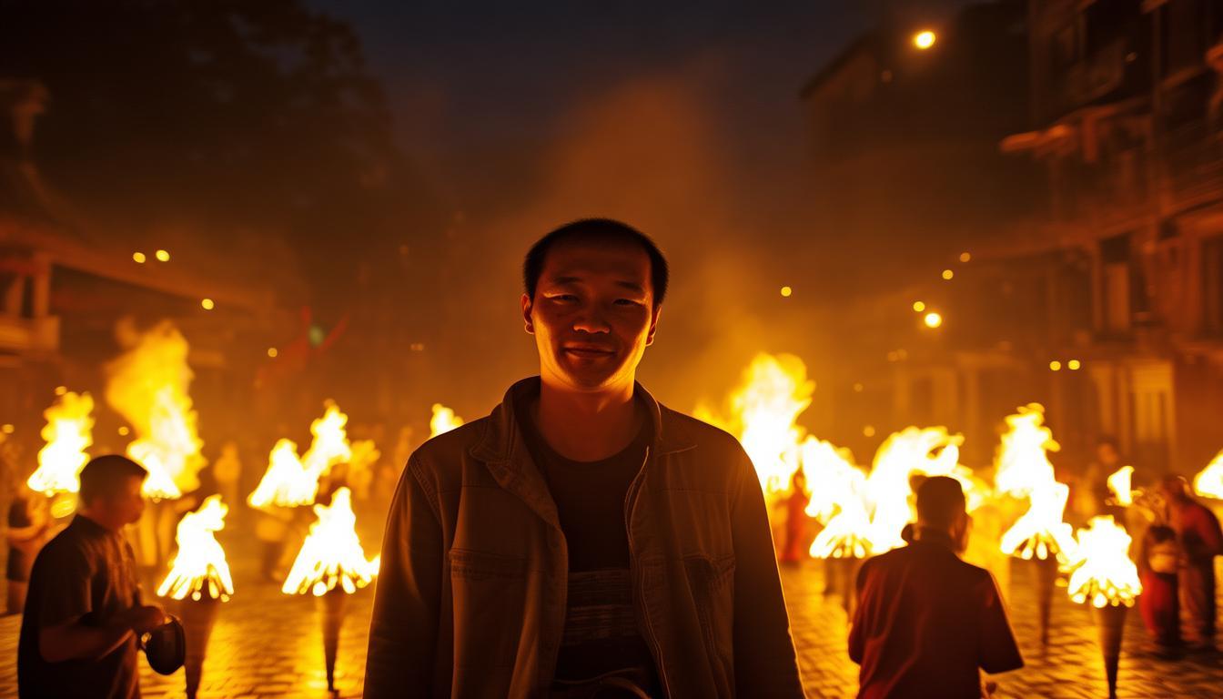 云南大理火把节突发惊险一幕！有人被烧伤，咋回事？