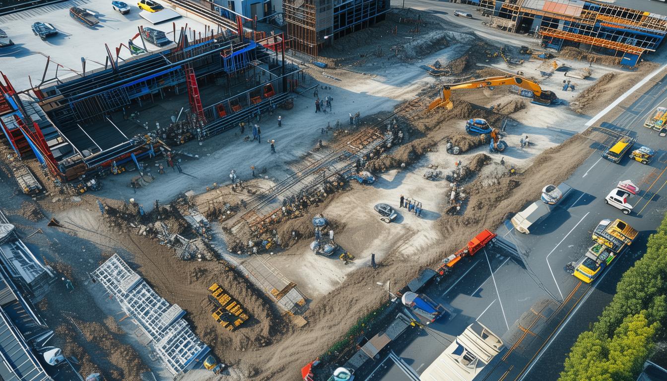_G242万山谢桥至老山口段公路改扩建工程一标段建设火热_G242万山谢桥至老山口段公路改扩建工程一标段建设火热