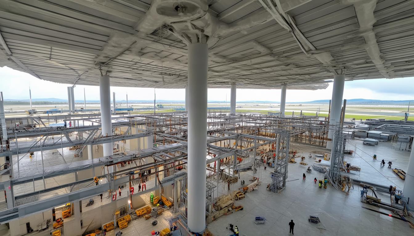 昆明长水国际机场T2航站楼改扩建工程B区项目为何能提前29天封顶？